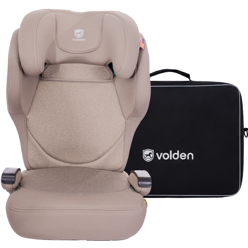 Volden Junior Pocket - Foldable High-Back Booster Seat for 3 to 12 Years
