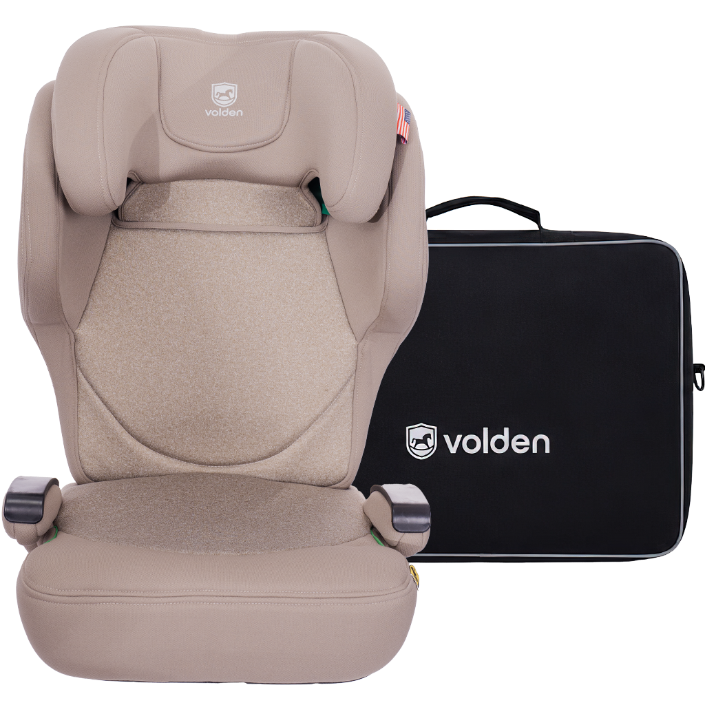 Volden Junior Pocket - Foldable High-Back Booster Seat for 3 to 12 Years
