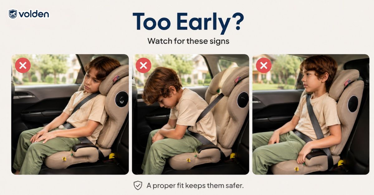 Signs Your Child May Have Switched to a Booster Too Early