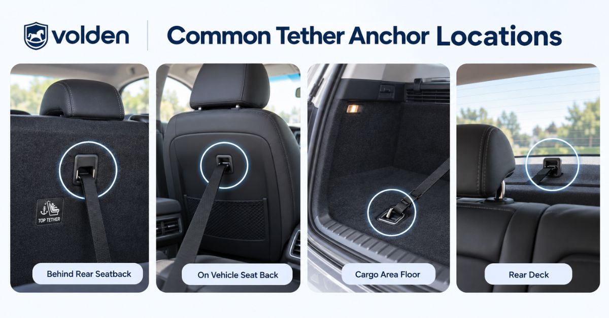 Where Is the Top Tether Anchor Located in a Vehicle?