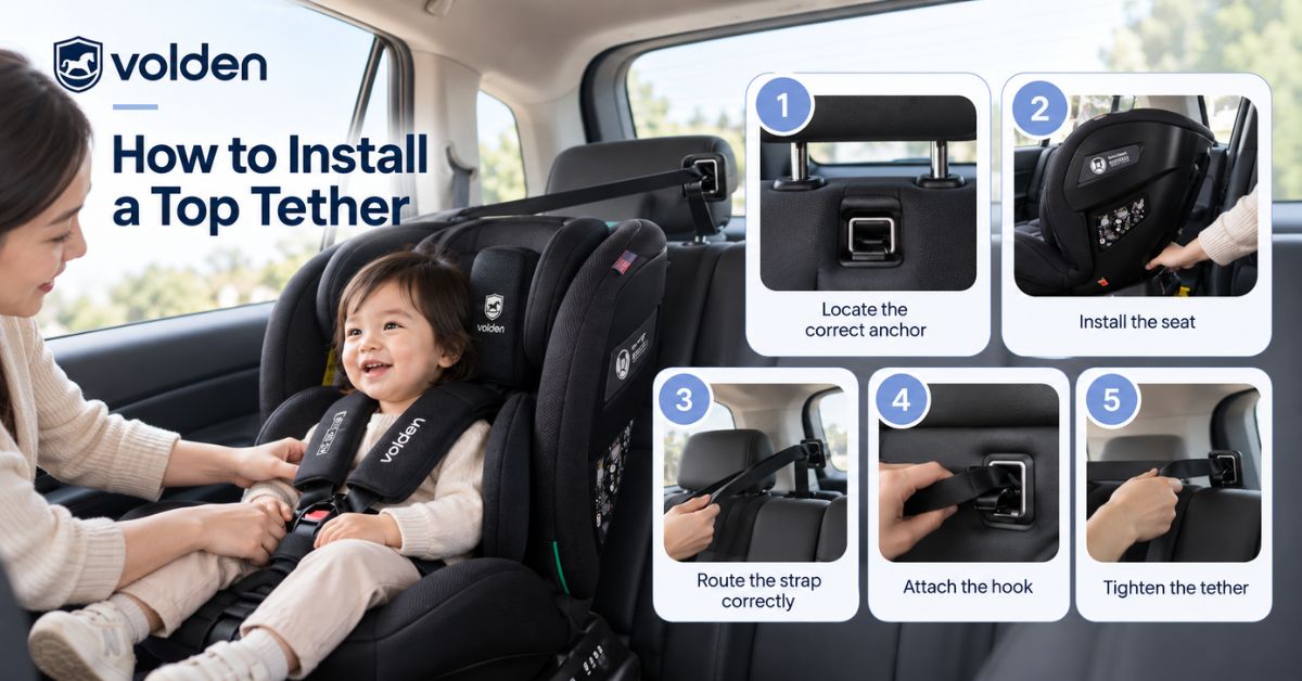 How to Install a Top Tether Car Seat Correctly